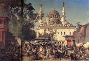 Germain-Fabius Brest View of Constantinople Spain oil painting artist